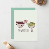 一生のソイミート バレンタインカード ノートカード (正面/裏面インサイチュ)