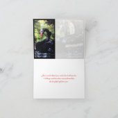 一生のパートナー 黒スワン 感謝カード (内部)