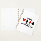 一生のレクリエーションのスキルカードスーツを架け橋にする プランナー手帳 (ディスプレー)