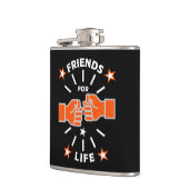 一生の友達 フラスク (左)