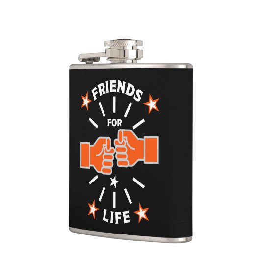 一生の友達 フラスク (左)