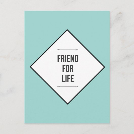 一生の友達 ポストカード (正面)