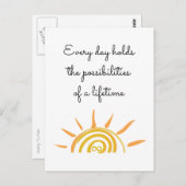 一生の可能性 ポストカード (正面/裏面)