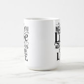 一生の日を コーヒーマグカップ (中央)