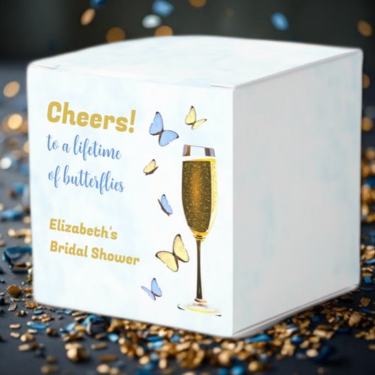 一生の蝶をお祝いして　ブライダルシャワー フェイバーボックス