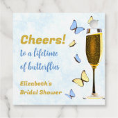 一生の蝶をお祝いしよう！ ブライダルシャワー フェイバータグ (裏面)