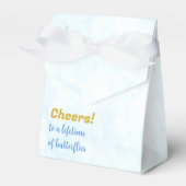一生の蝶をお祝いしよう ブライダルシャワー フェイバーボックス (正面サイド)