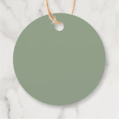 一生の蝶 ブライダルシャワーテーブル フェイバータグ (裏面)