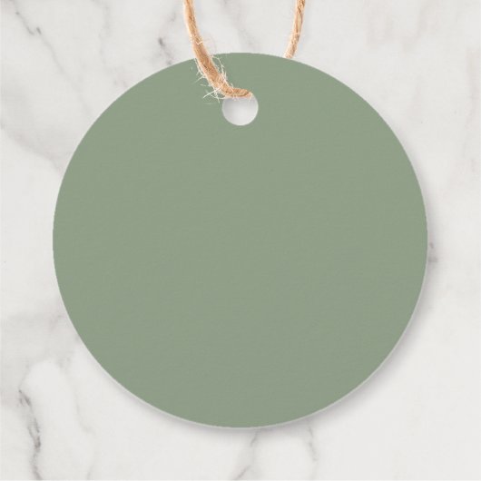 一生の蝶 ブライダルシャワーテーブル フェイバータグ (裏面)