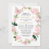 一生の蝶 ブライダルシャワー招待状 招待状 (正面)