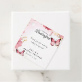 一生の蝶 ブライダルシャワー フェイバータグ (インサイチュ)