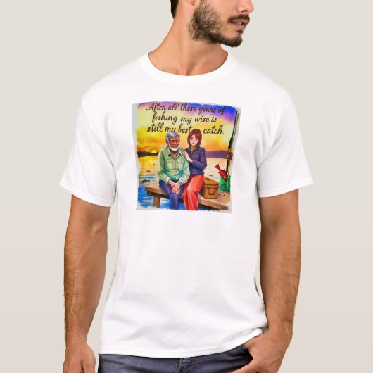一生の釣果 Tシャツ (正面)