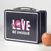 一生まれ角獣のファンタジー メタルランチボックス (インサイチュ)