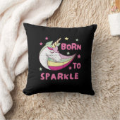 一生まれ角獣の輝き クッション (ブランケット)