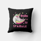 一生まれ角獣の輝き クッション (裏面)