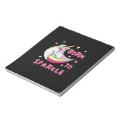 一生まれ角獣の輝き ノートパッド (回転)