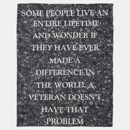 一生を送る人がある フリースブランケット (正面)