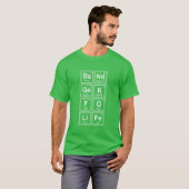 一生バンドおたく 化学ギフト 楽しい音楽ジョーク Tシャツ (正面フル)