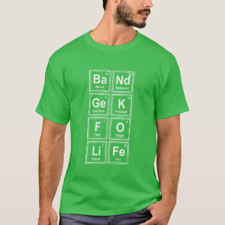 一生バンドおたく 化学ギフト 楽しい音楽ジョーク Tシャツ