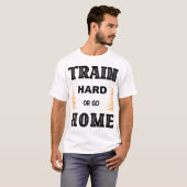 一生懸命トレーニングしろよTシャツ Tシャツ (正面フル)