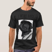 一生懸命働く Tシャツ (正面)