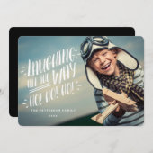 . .一生懸命笑うフォトカード シーズンカード (正面/裏面)