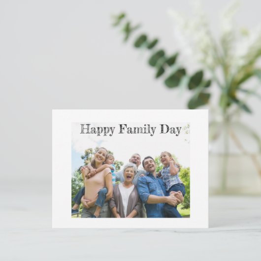 一生続く思い出：家族の日 ポストカード (スタンド正面)