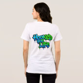 一生釣りバカ レインボー落書き トライブレンドＴシャツ (裏面全面)