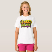 一生釣りバカ Rainbow Graffiti Tシャツ (正面フル)