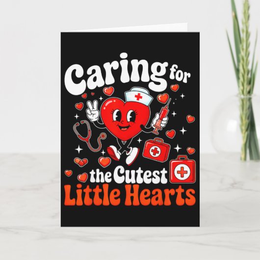 一番かわいい愛の塊をケアするNICU看護師ヴェール カード (正面)