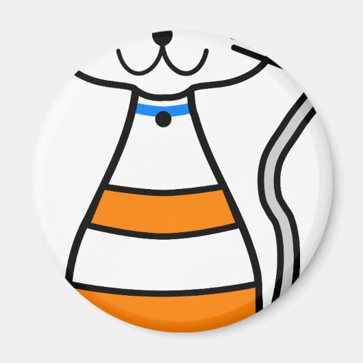 一番かわいい猫 マグネット (正面)