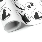 一番かわいい黒猫デザインTシャツ ラッピングペーパー (ロールコーナー)