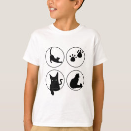 一番かわいい黒猫デザインTシャツ Tシャツ
