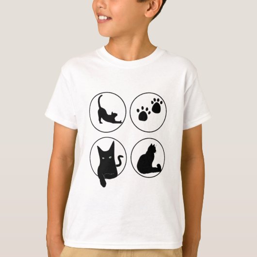 一番かわいい黒猫デザインTシャツ Tシャツ (正面)