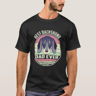 一番のダックスフンドのパパ Tシャツ