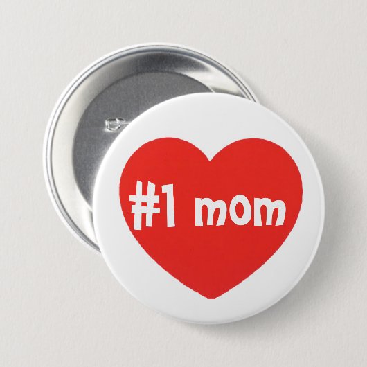 一番の母親 缶バッジ (正面&裏面)