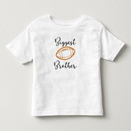 一番上の兄 ~ ブラザーデザイン フットボール トドラーTシャツ