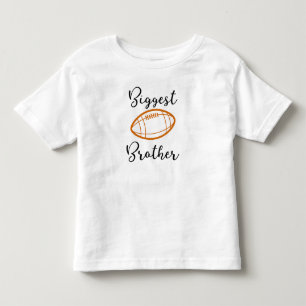 一番上の兄 ~ ブラザーデザイン フットボール トドラーTシャツ