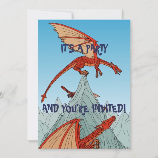 一番乗りした奴が勝ちだ！ 招待状 (正面)