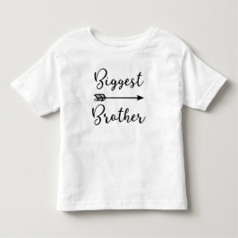 一番大きな兄 ~ ブラザー デザイン 矢印 トドラーTシャツ