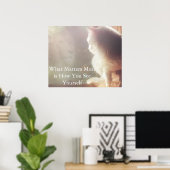 一番大事なのは自分の見方だ ポスター (ホームオフィス)