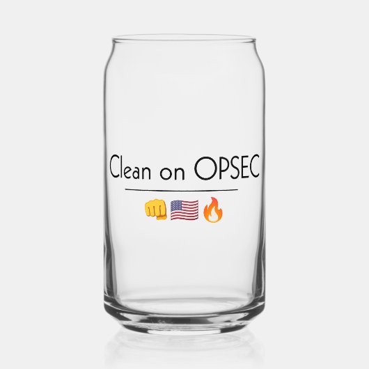 一番綺麗なガラス ガラス缶 (正面)