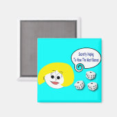 一番食べ物が欲しいとひそかに思っている マグネット (正面/裏面)