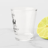 一発やろうパーソナライズされたと結婚 ショットグラス (右)