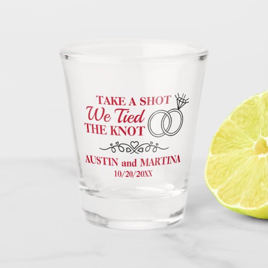 一発やろう、一発やろう ショットグラス (正面)