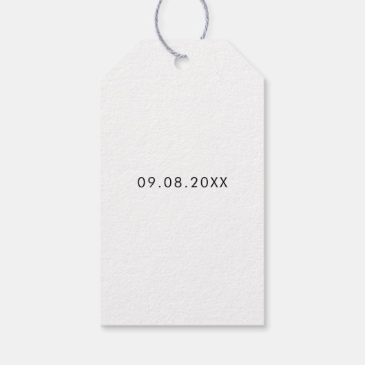 一発やろう、我々は結び目のアルコールを結婚縛った ギフトタグ (裏面)