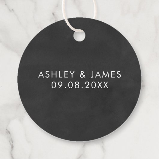 一発やろう、我々は結び目の結婚黒板を結んだ フェイバータグ (裏面)