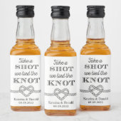 一発やろう、我々は結び目の酒結婚ボトルを結んだ リキュールボトルラベル (ボトル)