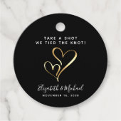 一発やろう、我々は結び目の黒結婚を結んだ フェイバータグ (正面)