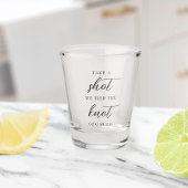 一発やろう、我々は結び目を結結婚んだ ショットグラス